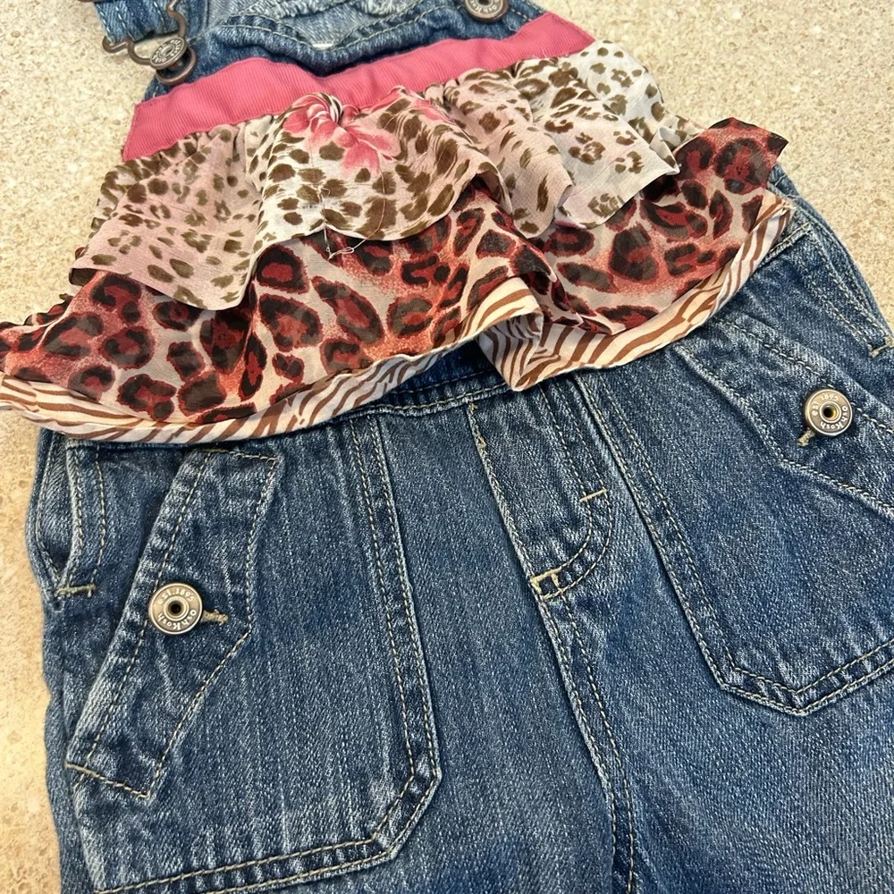 Vintage Osh Kosh B’Gosh‎ Rag-A-Muffin Kids Overalls Size 2T